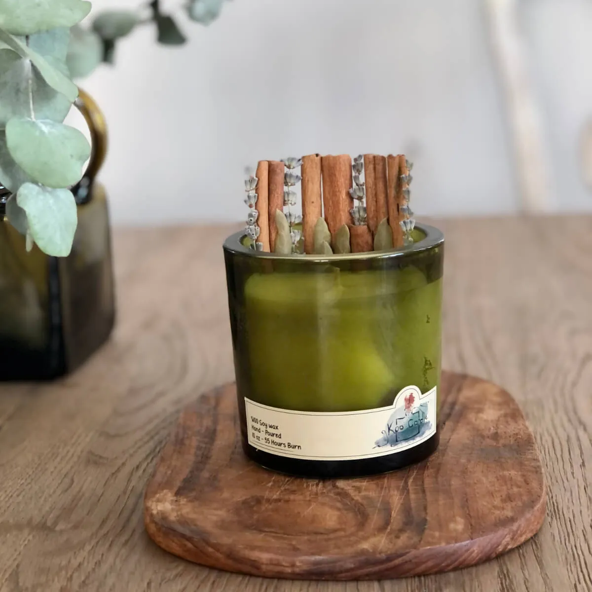 TABİAT SERİSİ (YAPRAK TARÇINLI VE LAVANTALI SOYA MUMU 300 gr.)